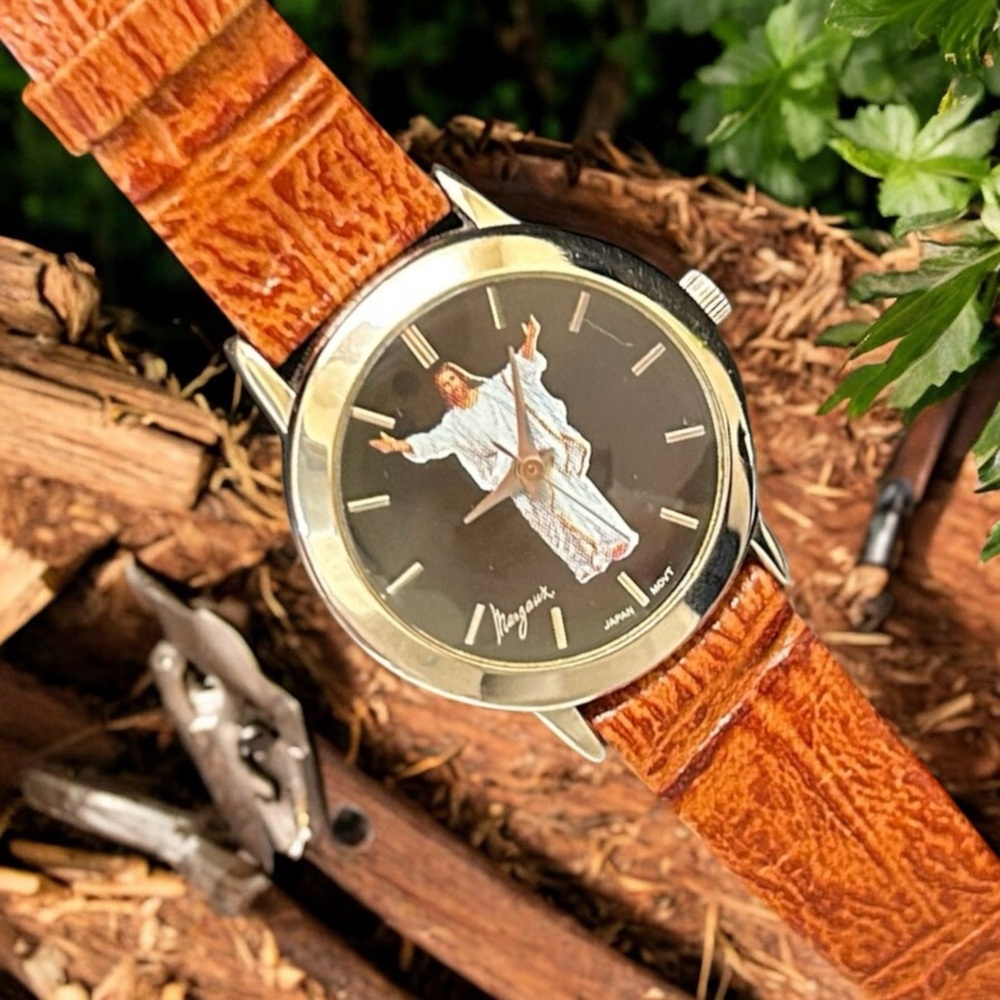 18kGP Vintage Wind-Up Women's Watch
6”(5.5wrist)24”mm case 
Stainless Steel Back